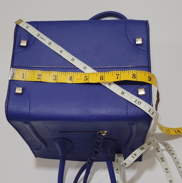 Cobalt Blue designer Inspired Handbag - Picture 12 of 15